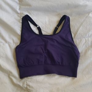 Racer back sports bra